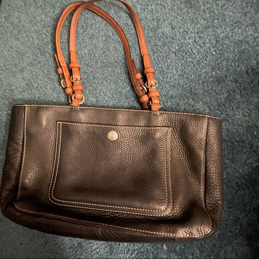Leather Coach purse